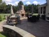 Custom Outdoor Patio with Kitchen & Fireplace