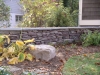 Stone Masonry Wall Backyard