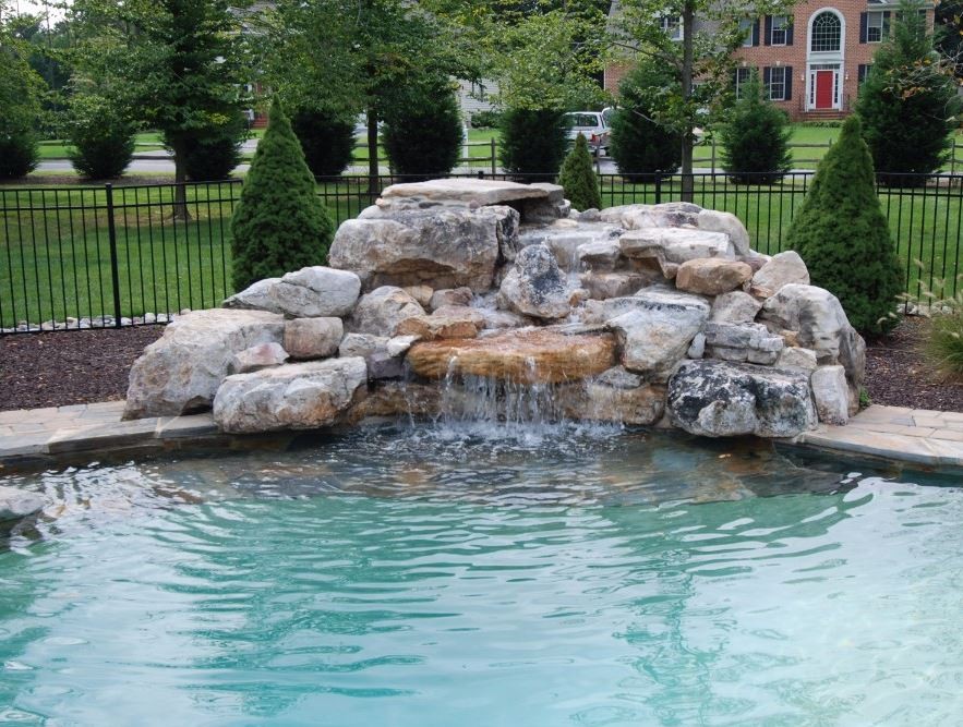 Adding a Waterfall to Your Pool